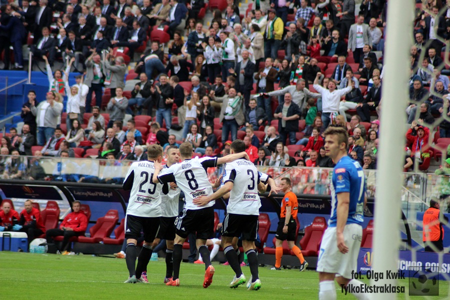 Legia Warszawa, radość po bramce